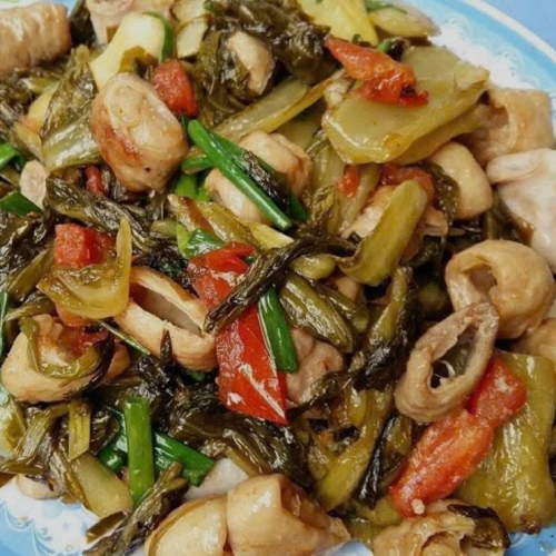 Lòng Heo Thập Cẩm Bóp Chua
